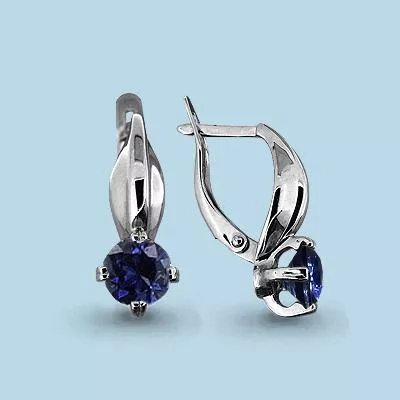 Серьги, артикул LV42896Н, серебро