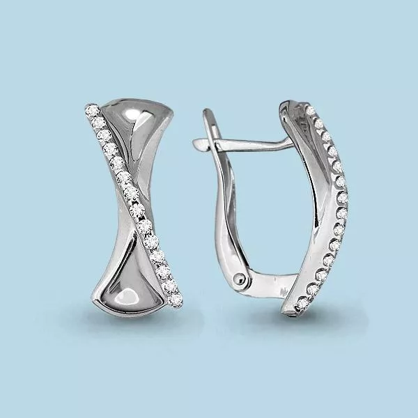 Серьги, серебро, артикул LV42864А