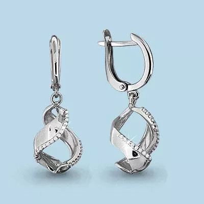 Серьги из серебра, артикул LV42749А