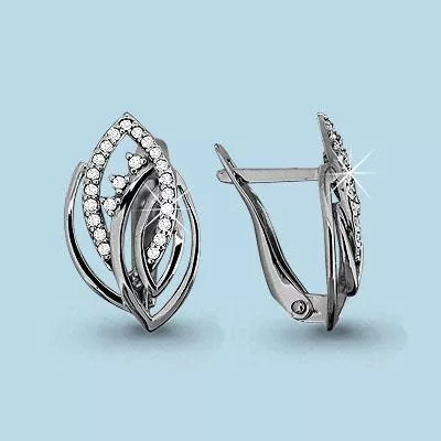 Серьги из серебра, артикул LV42548А