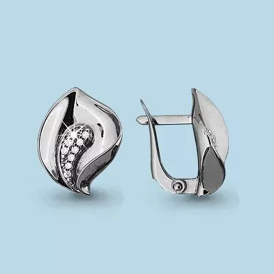 Серьги, артикул LV42513А, серебро