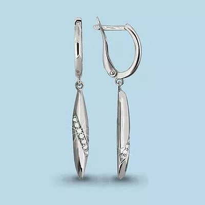 Серьги, артикул LV42479А, серебро