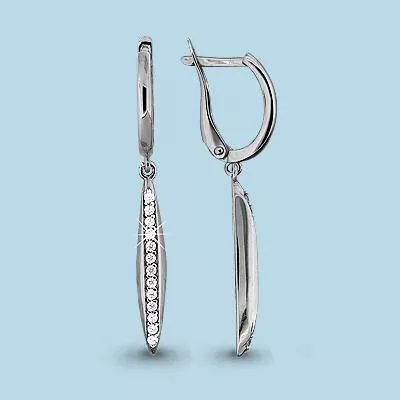 Серьги из серебра, артикул LV42478А