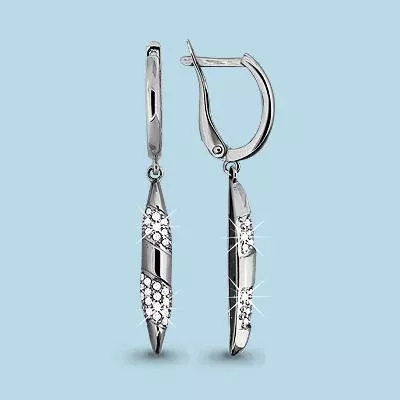 Серьги из серебра, артикул LV42475А