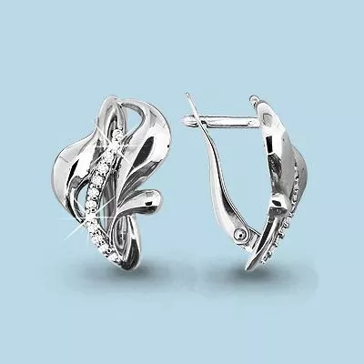 Серьги из серебра, артикул LV42374А