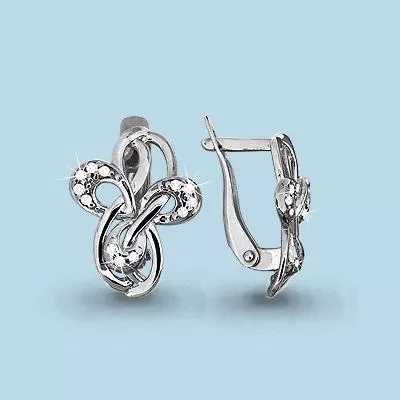 Серьги, артикул LV42359А, серебро