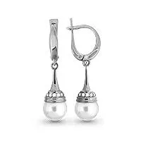 Серьги, артикул LV42246А, серебро