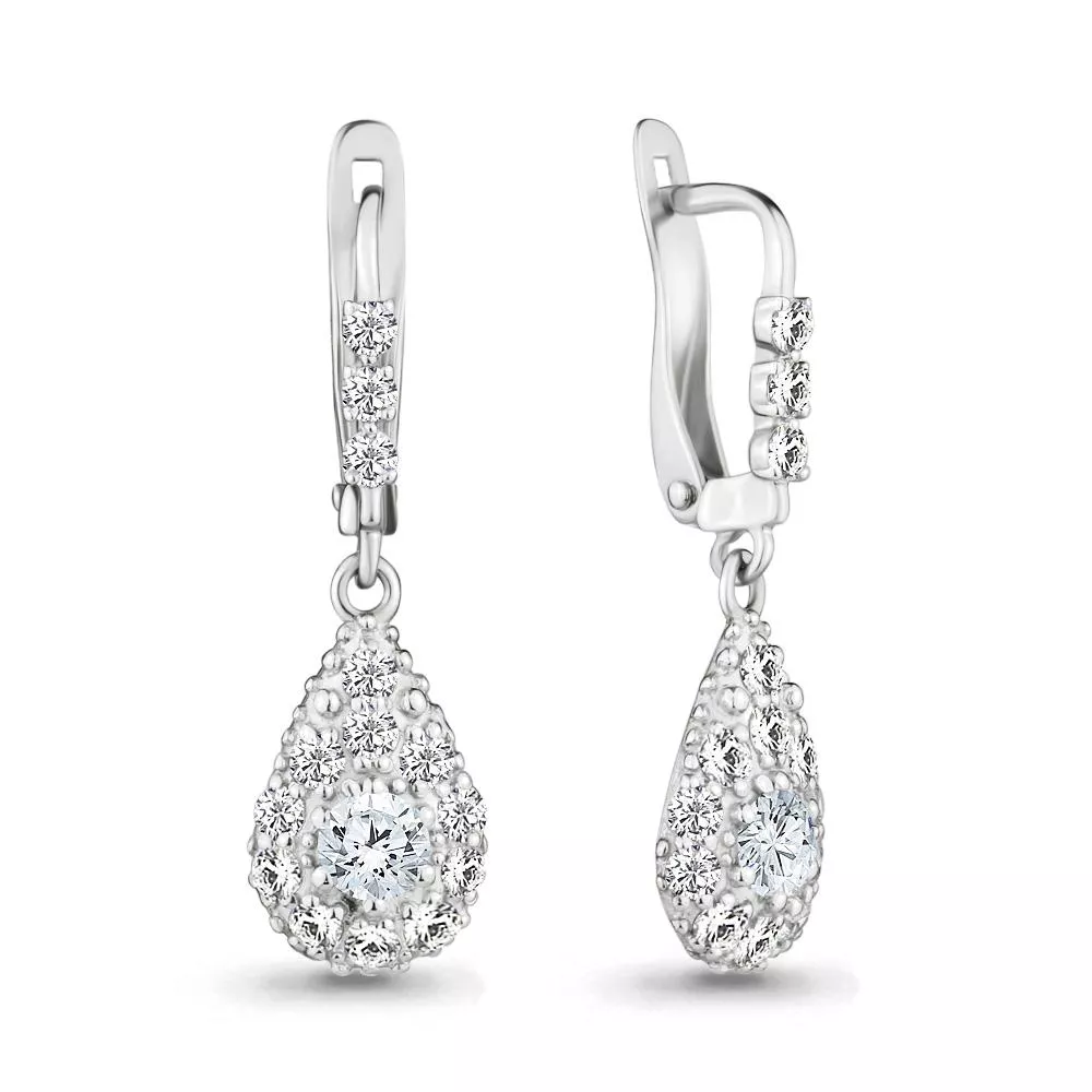 Серьги из серебра, артикул LV42072