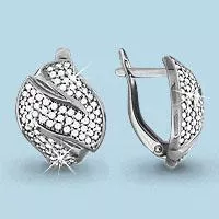 Серьги из серебра, артикул LV41989А