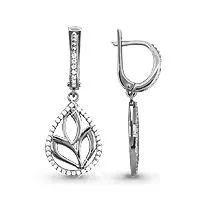 Серьги, артикул LV41918А, серебро