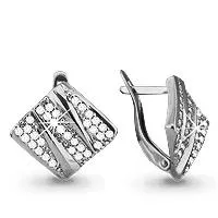 Серьги из серебра, артикул LV41666А