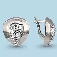 Серьги, серебро, артикул LV41627А