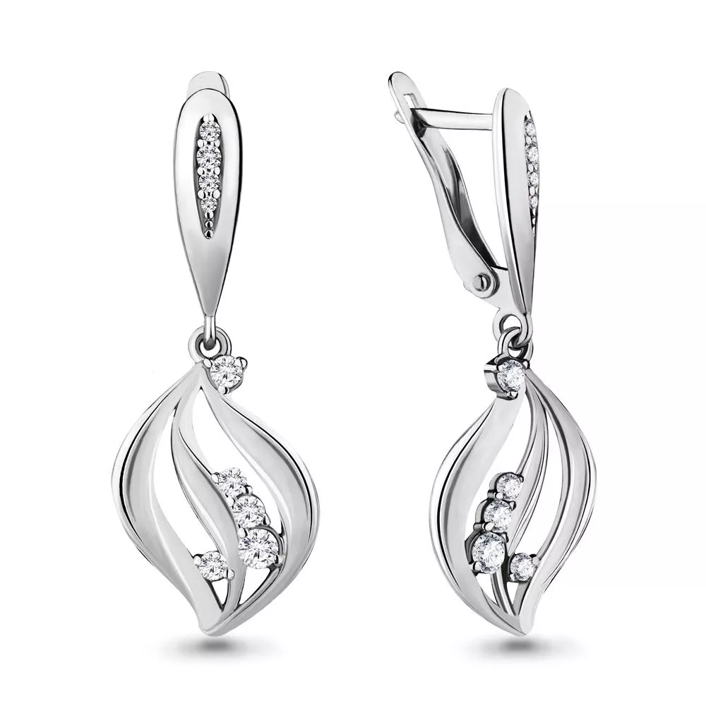 Серьги из серебра, артикул LV41603А