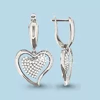 Серьги из серебра, артикул LV41306А