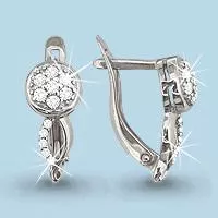 Серьги из серебра, артикул LV41198А