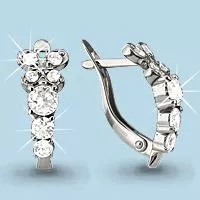 Серьги из серебра, артикул LV41155А