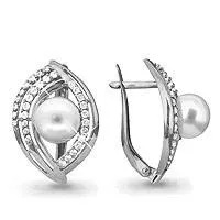 Серьги, артикул LV41123А, серебро