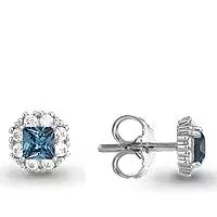 Серьги, серебро, артикул LV41120Б