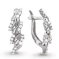 Серьги, серебро, артикул LV41078А