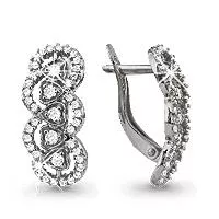 Серьги, артикул LV41073А, серебро