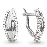Серьги из серебра, артикул LV41065А