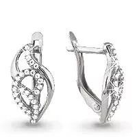 Серьги, серебро, артикул LV41064А