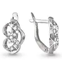 Серьги, серебро, артикул LV41052А