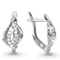 Серьги, артикул LV41051А, серебро