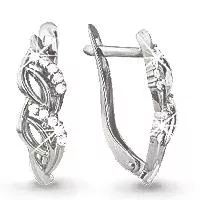 Серьги, серебро, артикул LV41049А