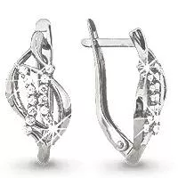 Серьги из серебра, артикул LV41046А