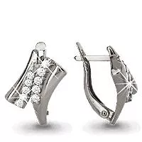 Серьги, серебро, артикул LV41016А