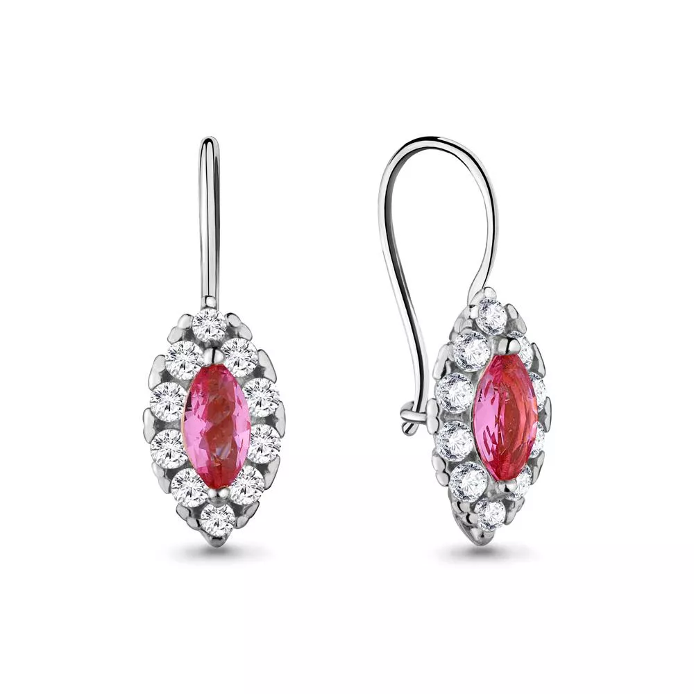 Серьги, артикул LV40969В, серебро