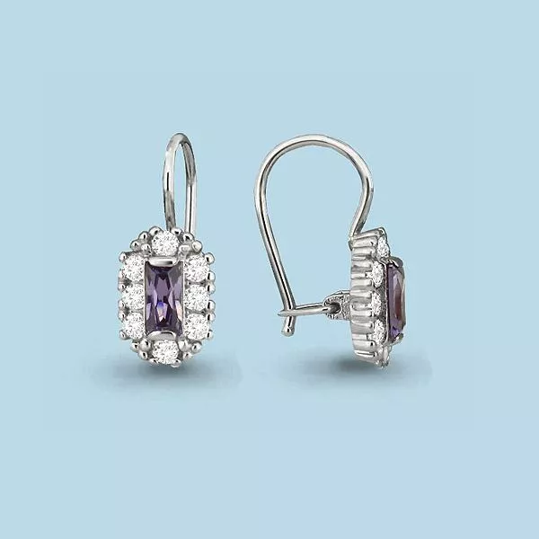 Серьги из серебра, артикул LV40967Д