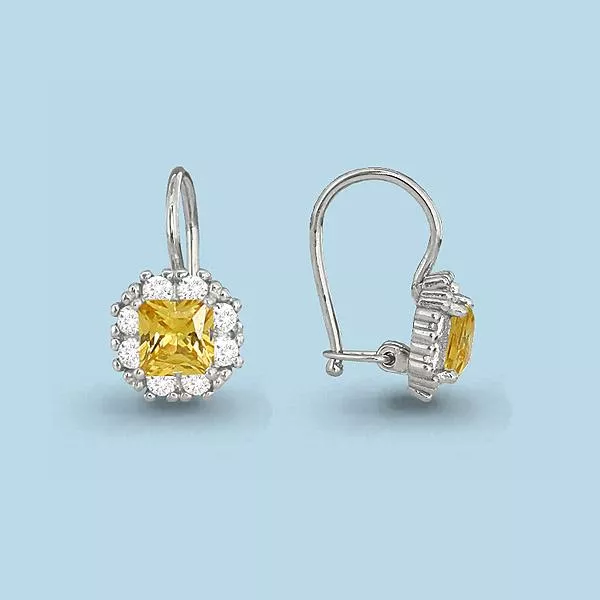 Серьги, артикул LV40966Е, серебро