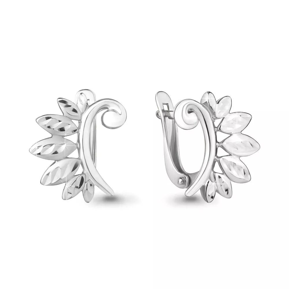 Серьги, серебро, артикул LV33584