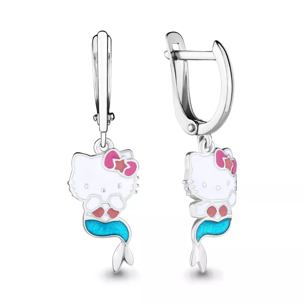 Серьги, артикул LV33478, серебро