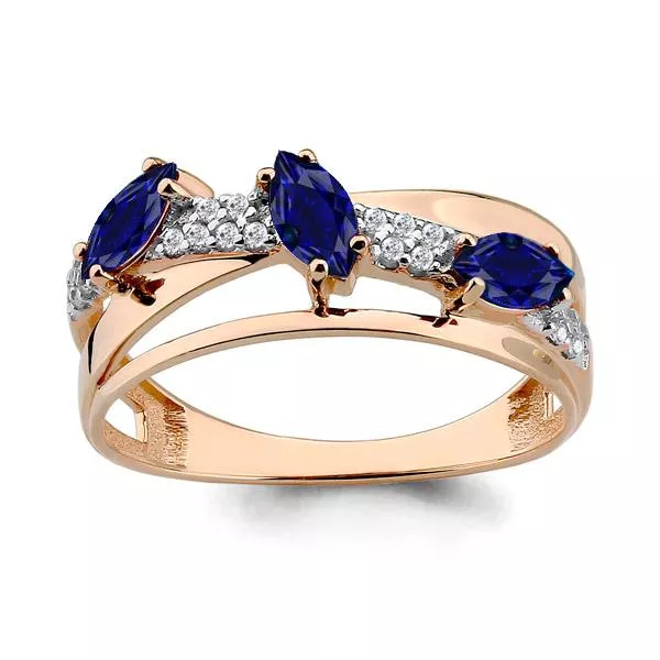 Кольцо, артикул LV963161А, золото