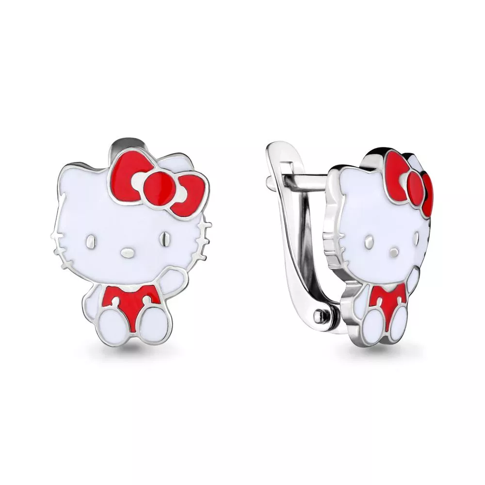 Серьги, артикул LV33475, серебро