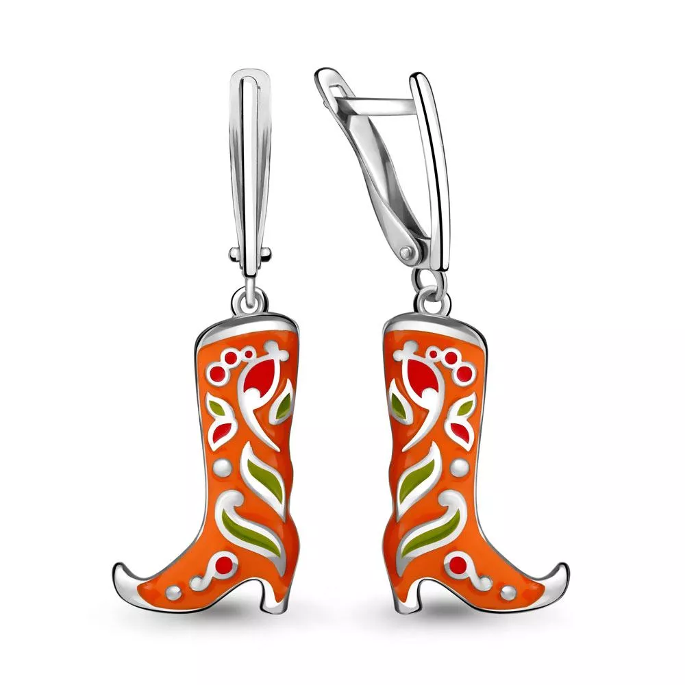 Серьги, серебро, артикул LV33443