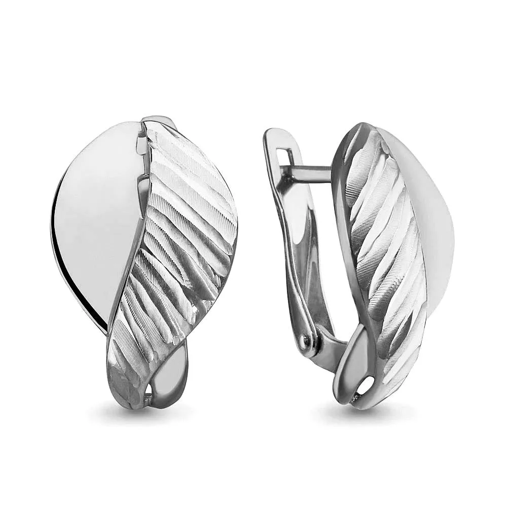 Серьги, серебро, артикул LV33392