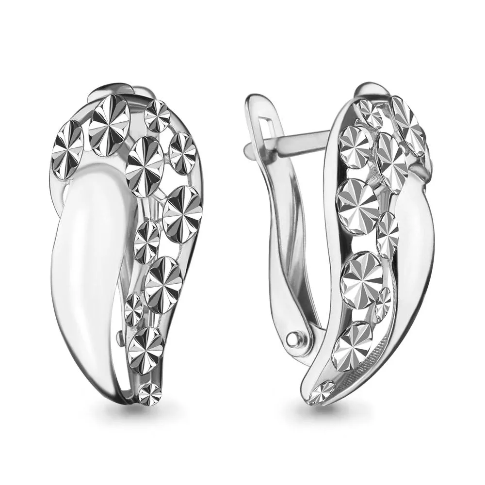 Серьги, серебро, артикул LV33383