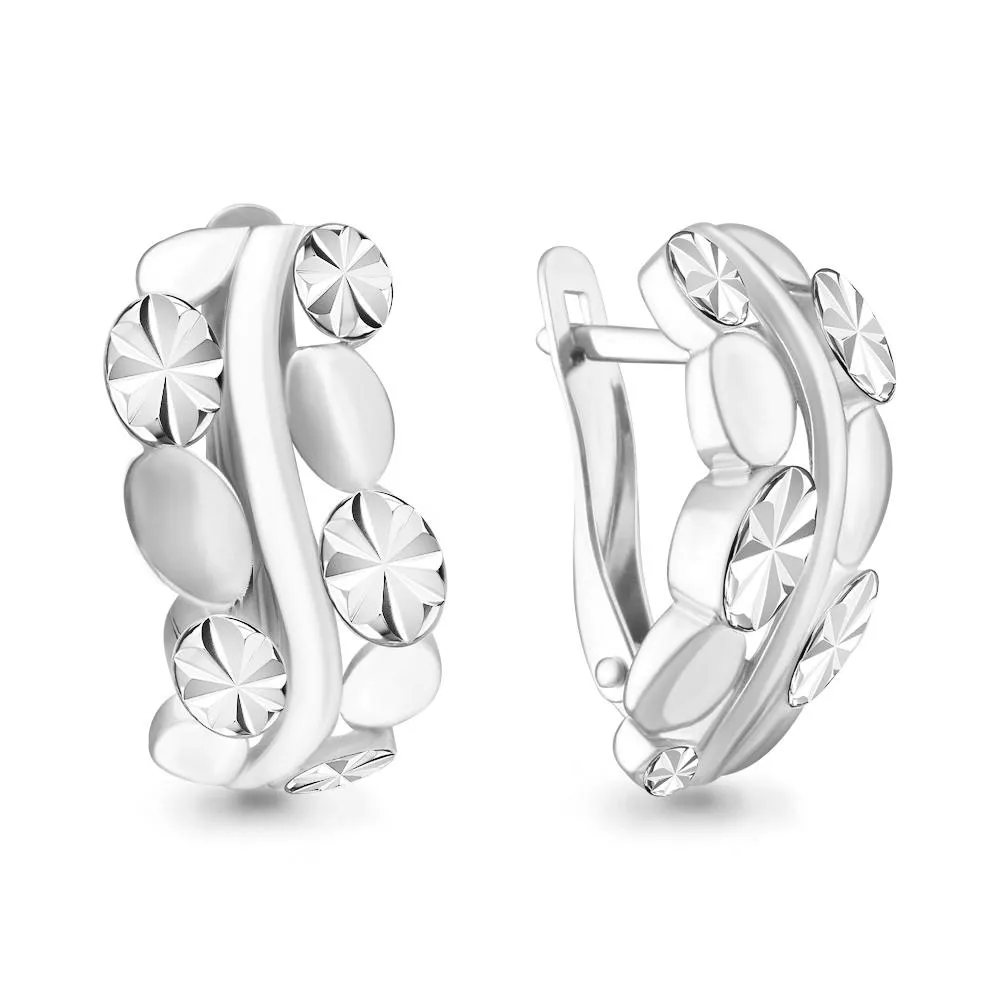 Серьги из серебра, артикул LV33373