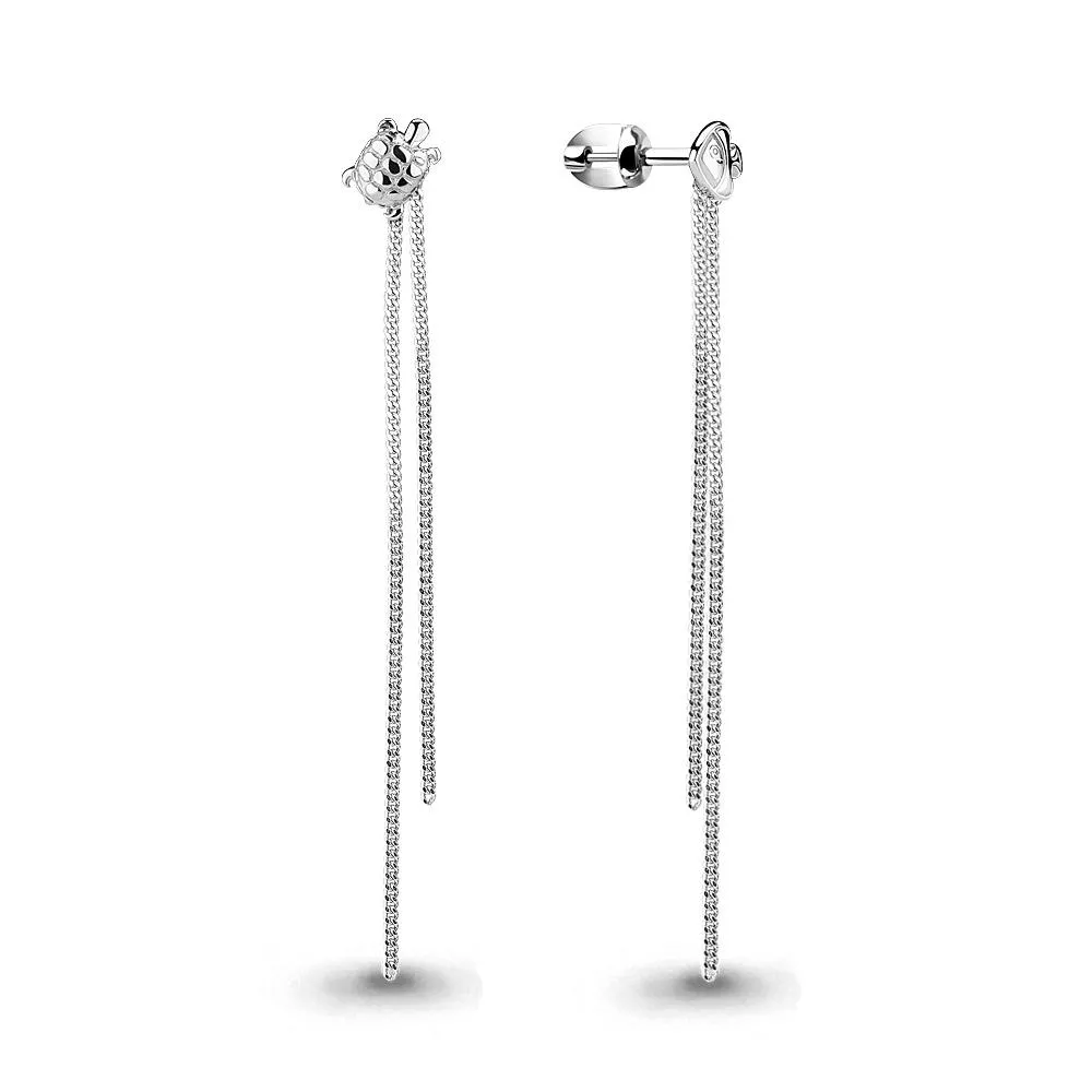 Серьги, серебро, артикул LV33363