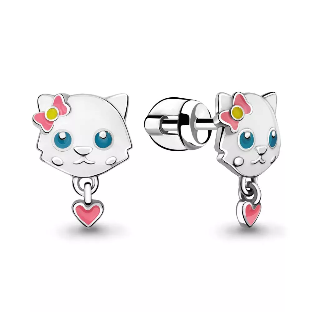 Серьги из серебра, артикул LV33337