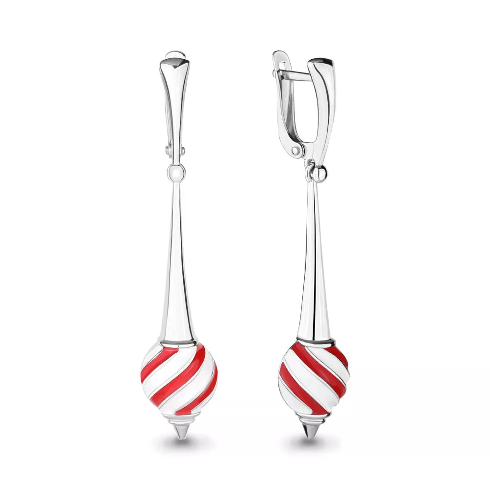 Серьги, серебро, артикул LV33333