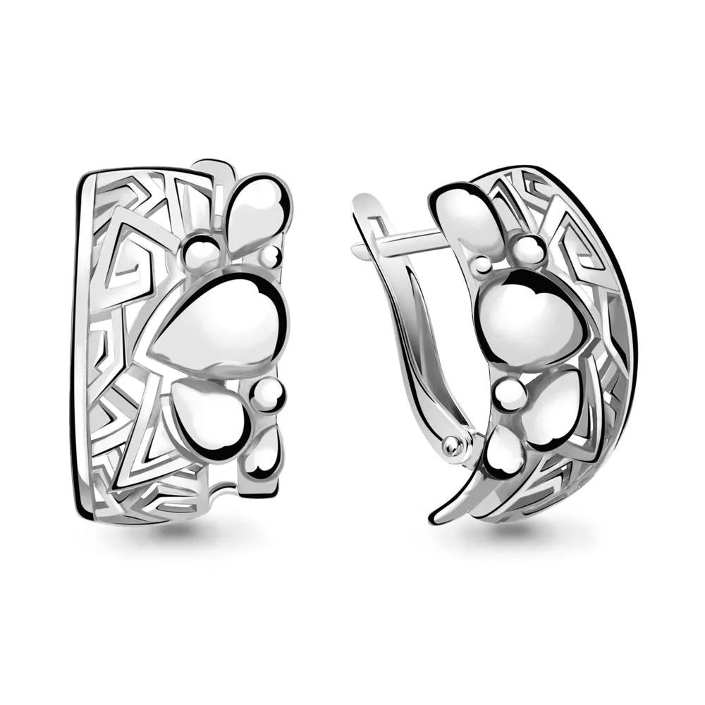 Серьги, серебро, артикул LV33311