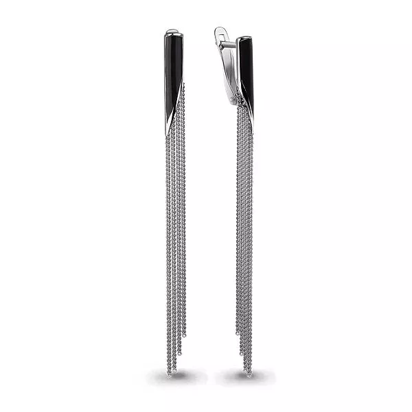 Серьги из серебра, артикул LV33273