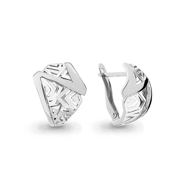 Серьги, серебро, артикул LV33248