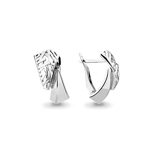 Серьги, серебро, артикул LV33245