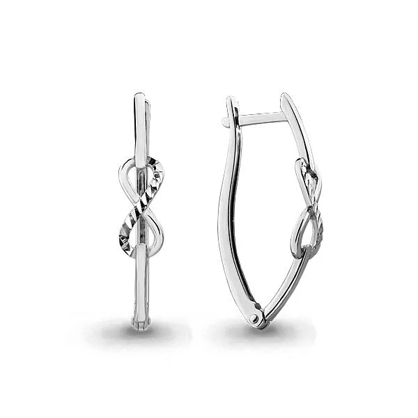 Серьги, серебро, артикул LV33233